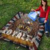 US Independence Day Flying Eagle Claw Loyalty US Flag Spiral Premium Quilt Blanket 9