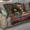 US Independence Day US Army University Always Faithful Premium Quilt Blanket 15