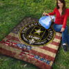 US Independence Day US Army University Always Faithful Premium Quilt Blanket 9