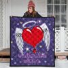 Valentine Premium Quilt Heart Wings With Halo Romantic Valentine Night Quilt Blanket 3