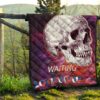 Valentine Premium Quilt - Old Skull Waiting For Loventine Artwork Quilt Blanket 13