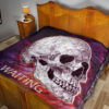 Valentine Premium Quilt - Old Skull Waiting For Loventine Artwork Quilt Blanket 19