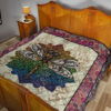 Vintage Style Mandala Dragonfly Quilt Blanket Gift Idea 15