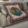 Vintage Style Mandala Dragonfly Quilt Blanket Gift Idea 11