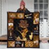 Wild Turkey Quilt Blanket All I Need Is Whisky Gift Idea 3