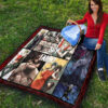 Yor Forger And Loid Forger Spy x Family Premium Quilt Blanket Anime Home Decor Custom For Fans 9