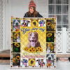 You Are My Sunshine Sunflower Pit Bull Quilt Blanket 3