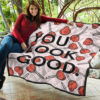 You Look Good Sweet Heart Candy Patterns Premium Quilt Blanket 11