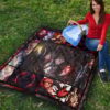 Yuji Itadori And Sukuna Jujutsu Kaisen Premium Quilt Blanket Anime Home Decor Custom For Fans 9