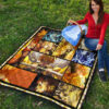 Zenitsu Agatsuma Demon Slayer Premium Quilt Blanket Anime Home Decor Custom For Fans 9