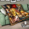 Zenitsu Agatsuma Premium Quilt Blanket Anime Home Decor Custom For Fans 17