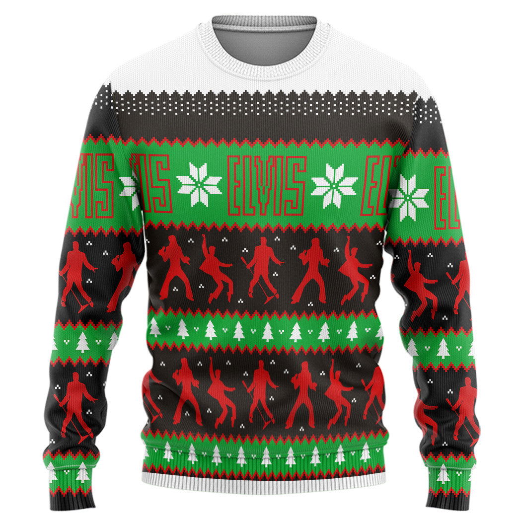 ELV PRL Dancing Christmas Custom Ugly Sweater