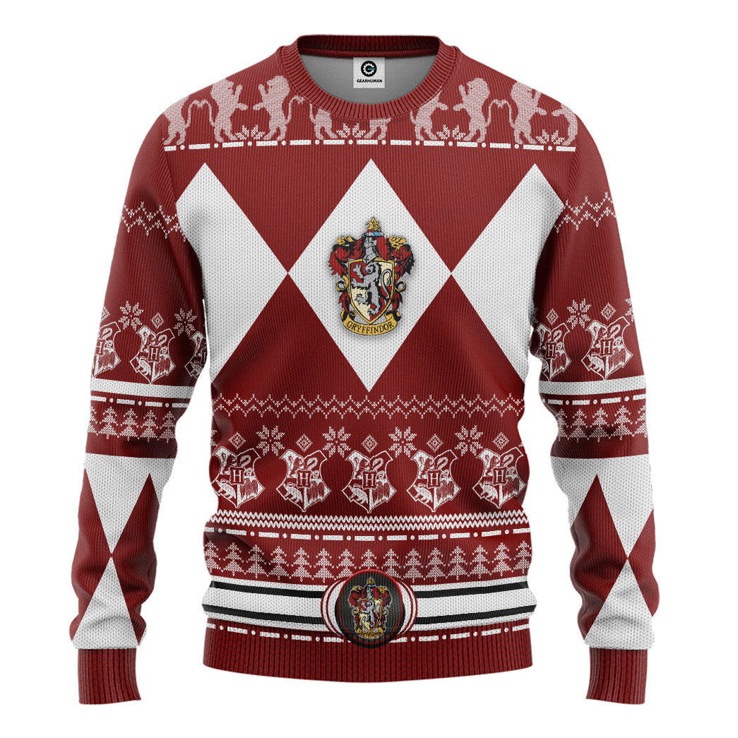 Harry Potter Gryffindor House Custom Ugly Christmas Sweater