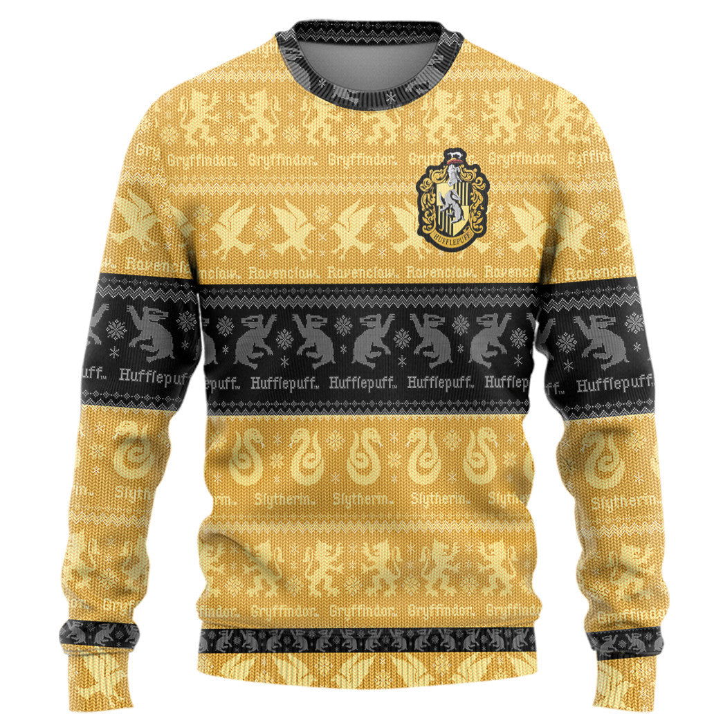 Harry Potter Hufflepuff Quidditch Ugly Sweater