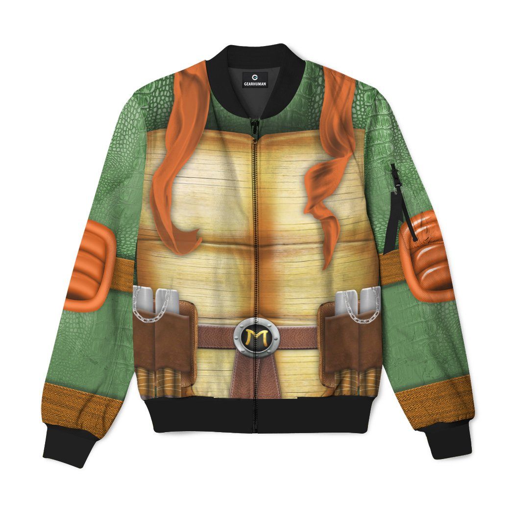 Michelangelo TMNT Mike Mikey Cosplay Custom Bomber