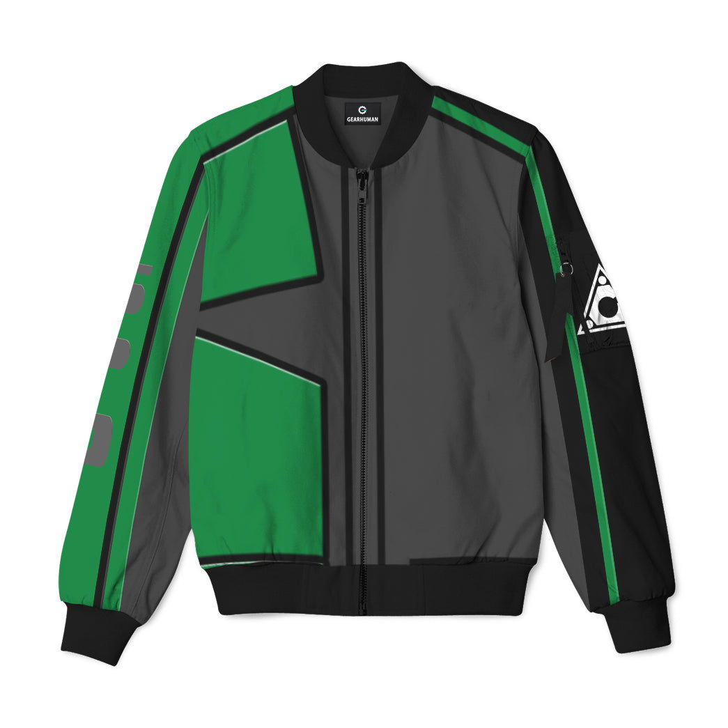 Power Rangers SPD Green Uniform Custom Bomber Jacket