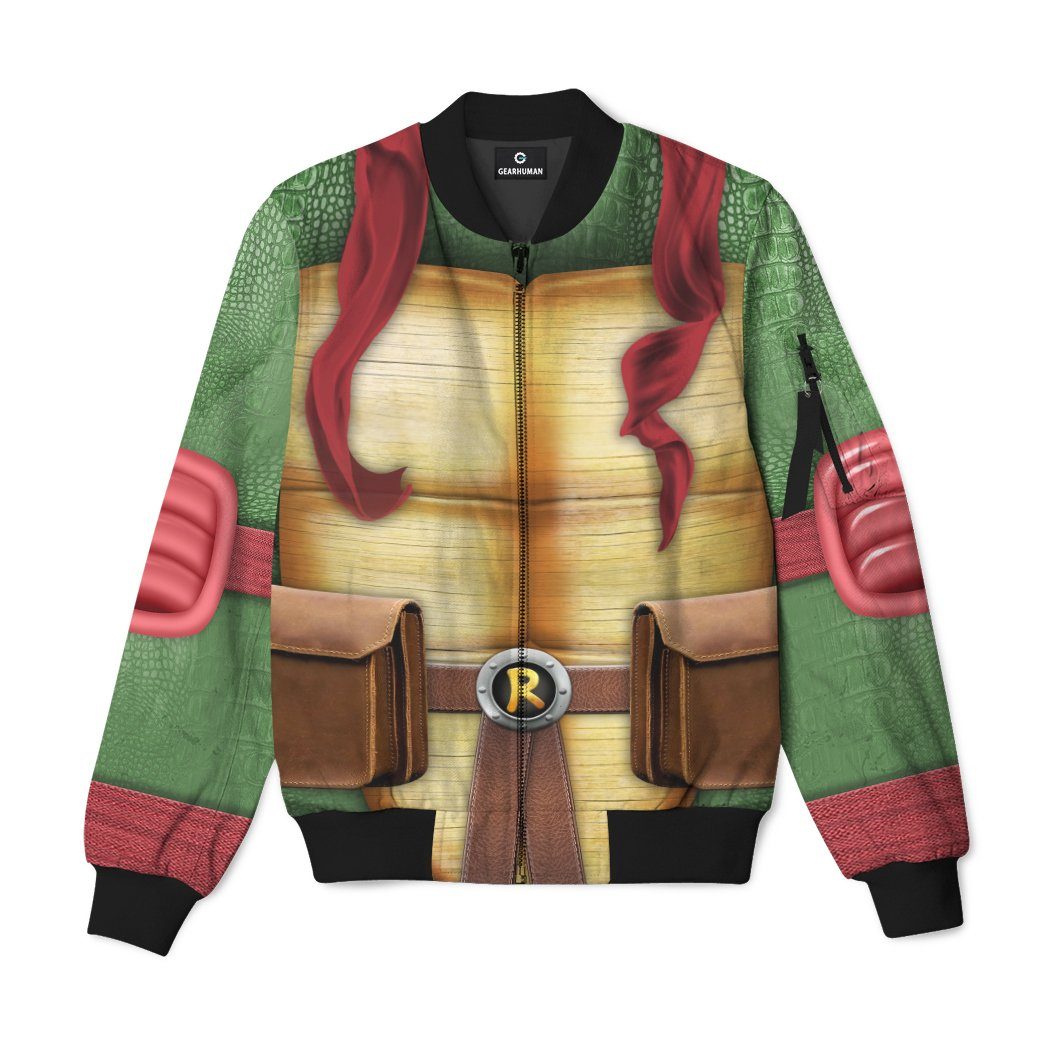 Raphael Raph TMNT Cosplay Custom Bomber