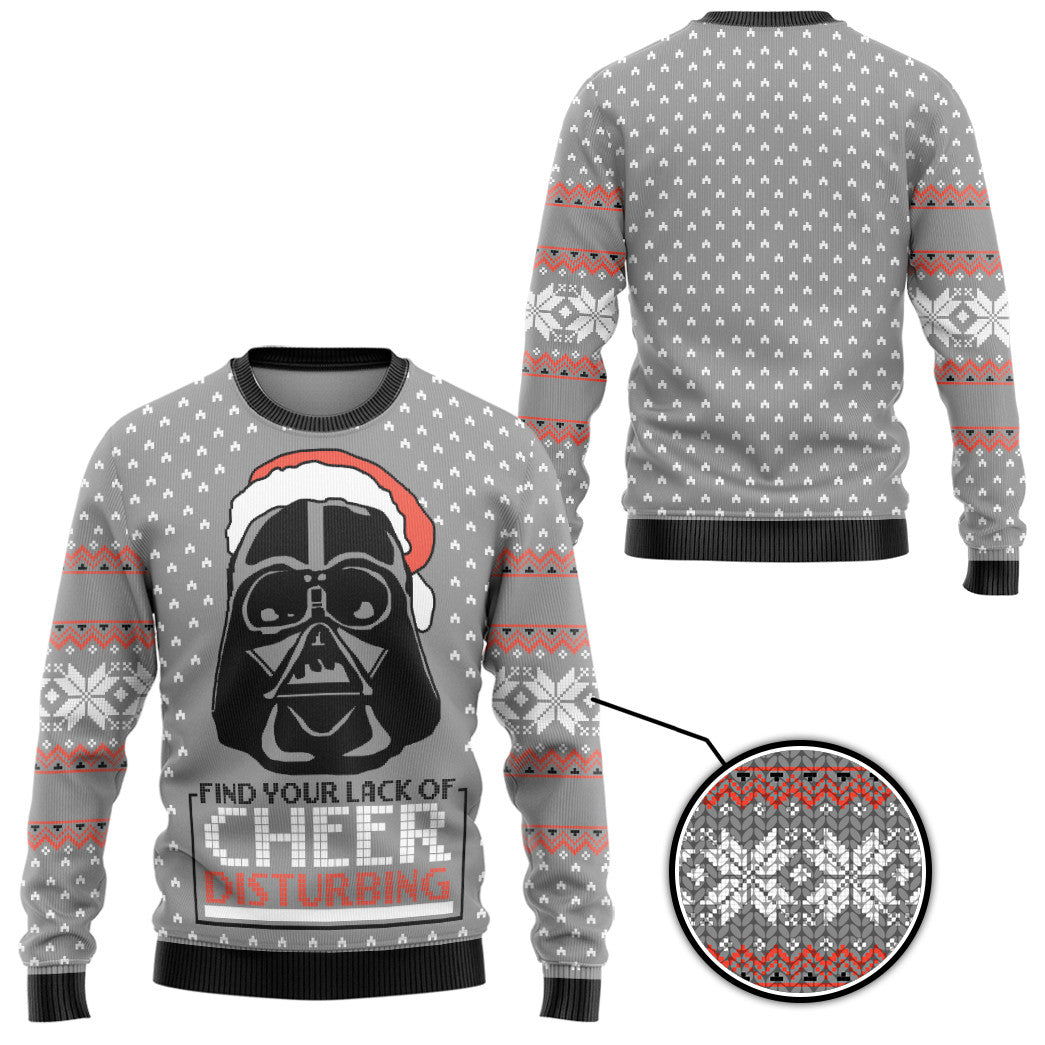 Star Wars Darth Vader Knitted Christmas Gift Custom Ugly Sweater