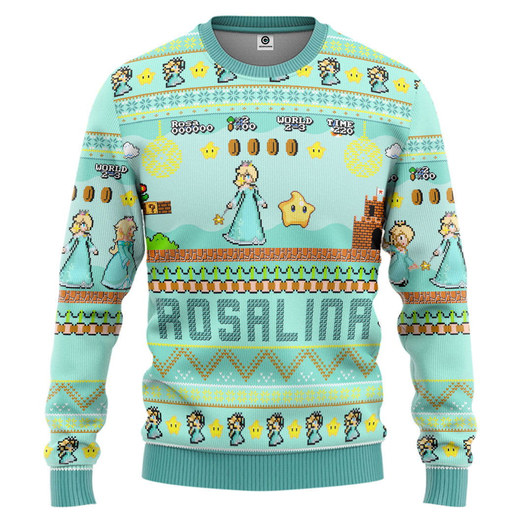 Super Mario Rosalina Custom Ugly Sweater