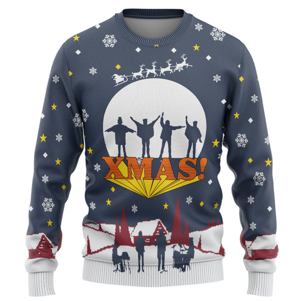 The B Ugly Christmas Custom Ugly Sweater