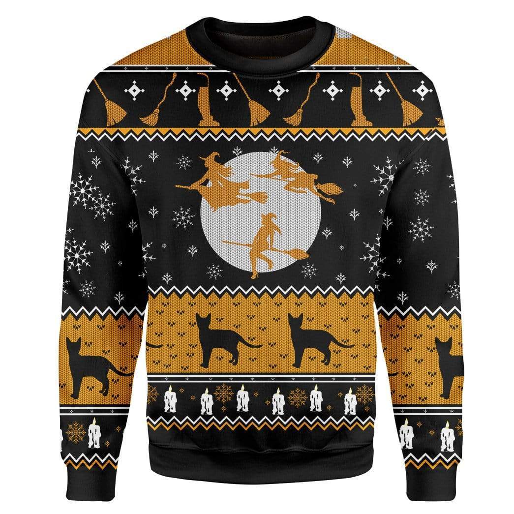 Custom Ugly Christmas Witch Sweater Jumper