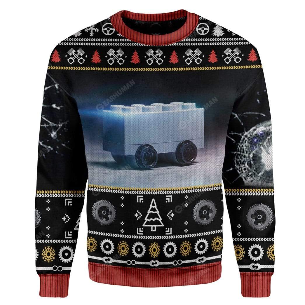 Ugly Blursed Cybertruck Custom Sweater Apparel