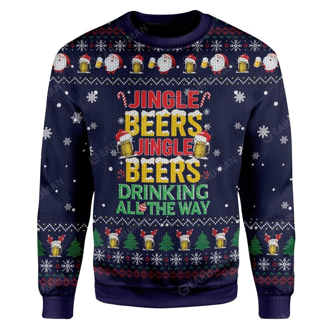 Ugly Christmas Jinger Beers Custom Sweater Apparel