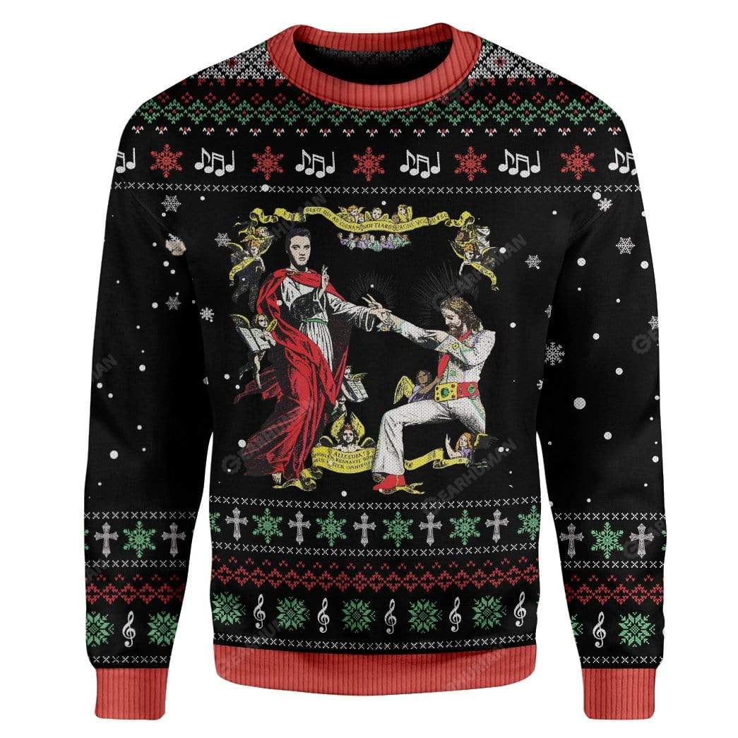 Ugly Jesus And ELV PRL Custom Sweater Apparel