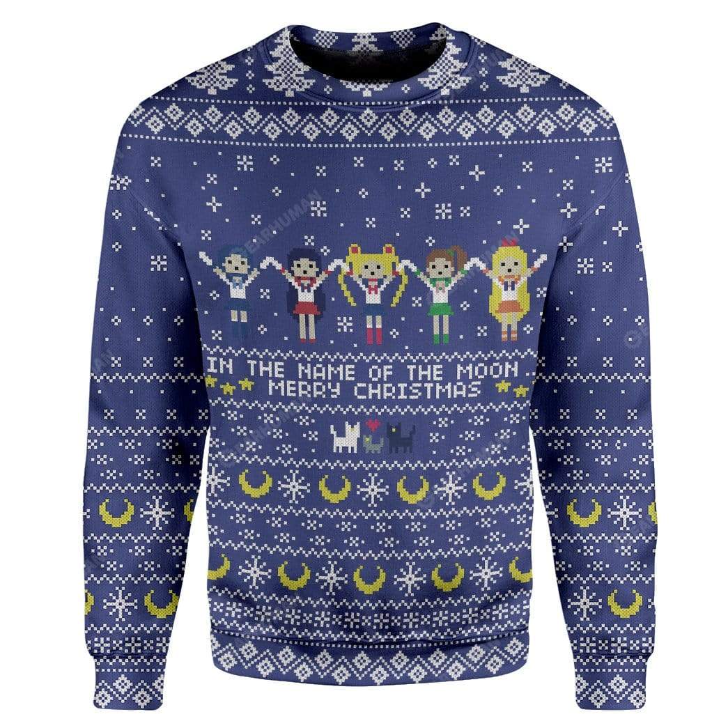 Ugly Sailor Moon Custom Sweater Apparel