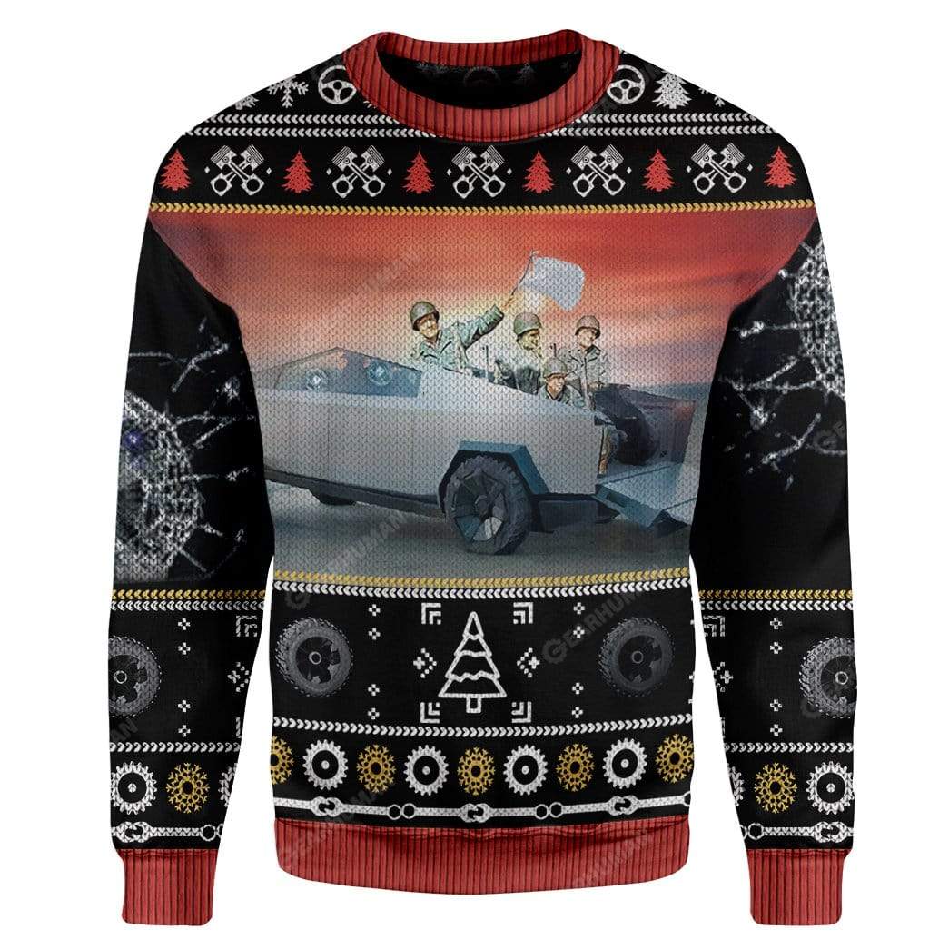 Ugly Surrender Cybertruck Custom Sweater Apparel