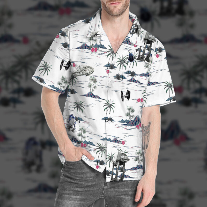 Star Wars Mandalorian Darth Vader Aloha Vibe Custom Hawaii Shirt