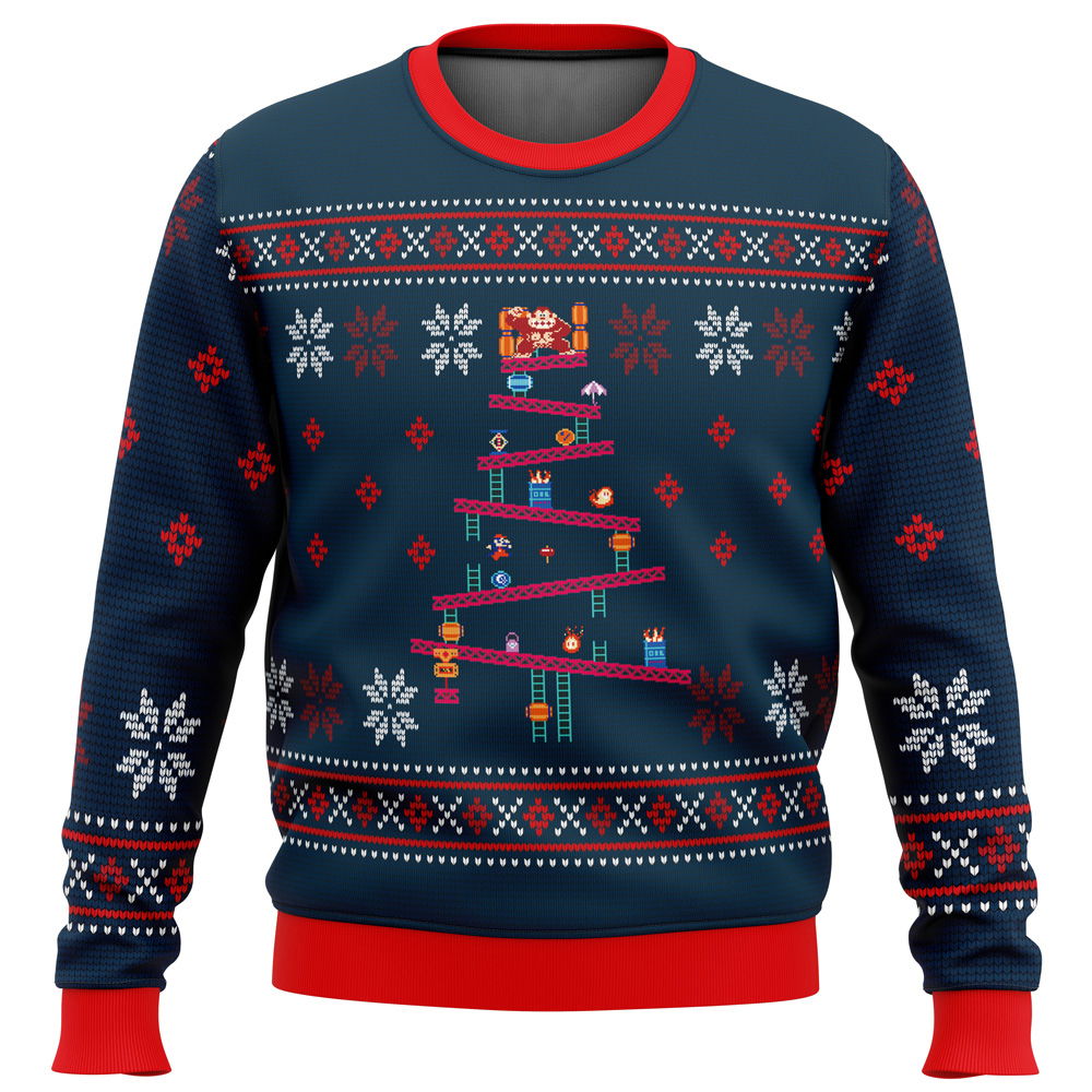 Donkey Kong Ugly Christmas Sweater