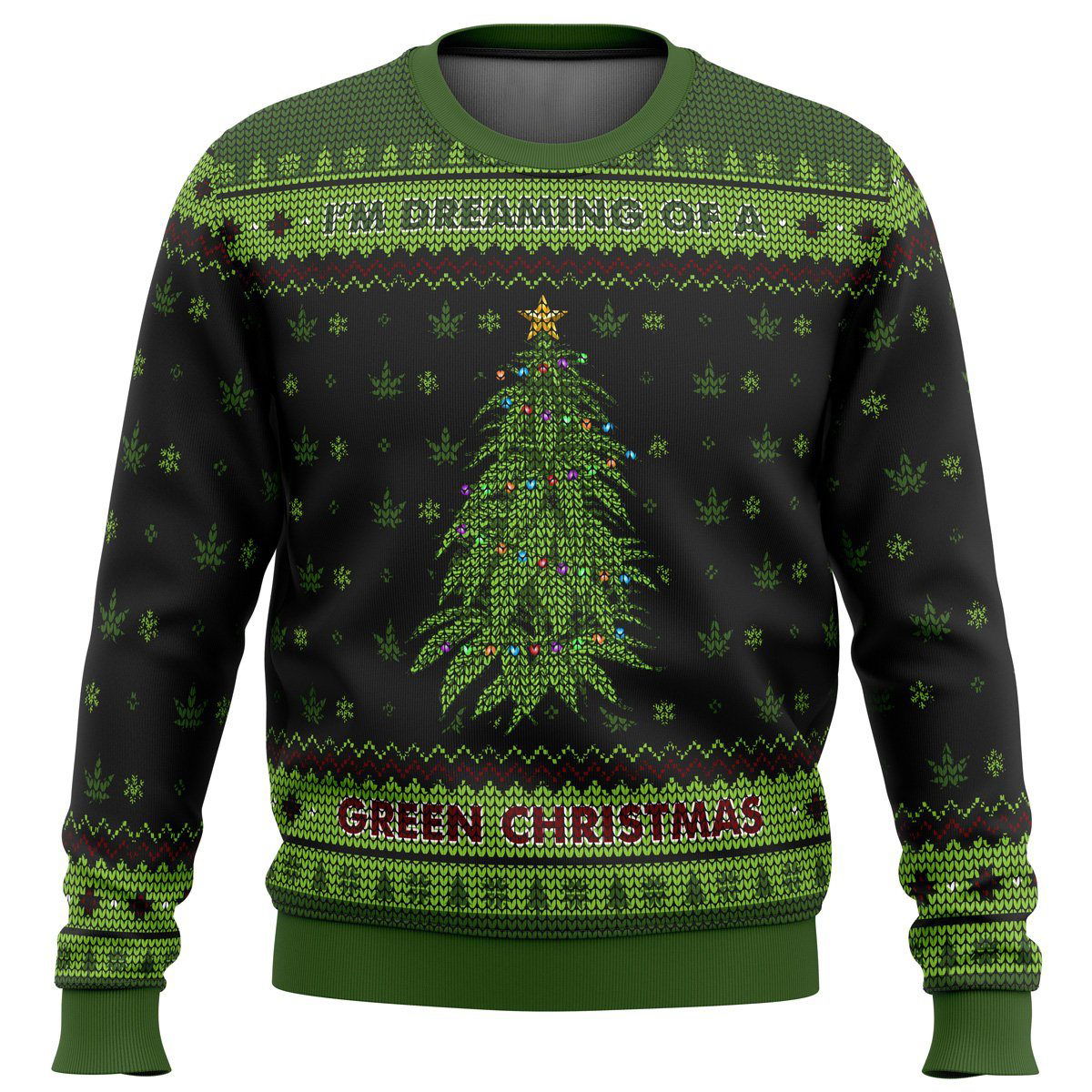 I’m Dreaming of a Green Christmas Ugly Christmas Sweater