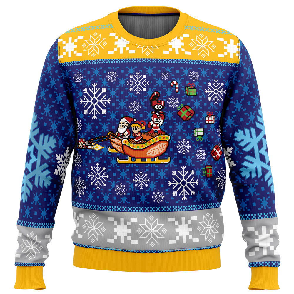 Mega Merry Christmas Mega Man Ugly Christmas Sweater