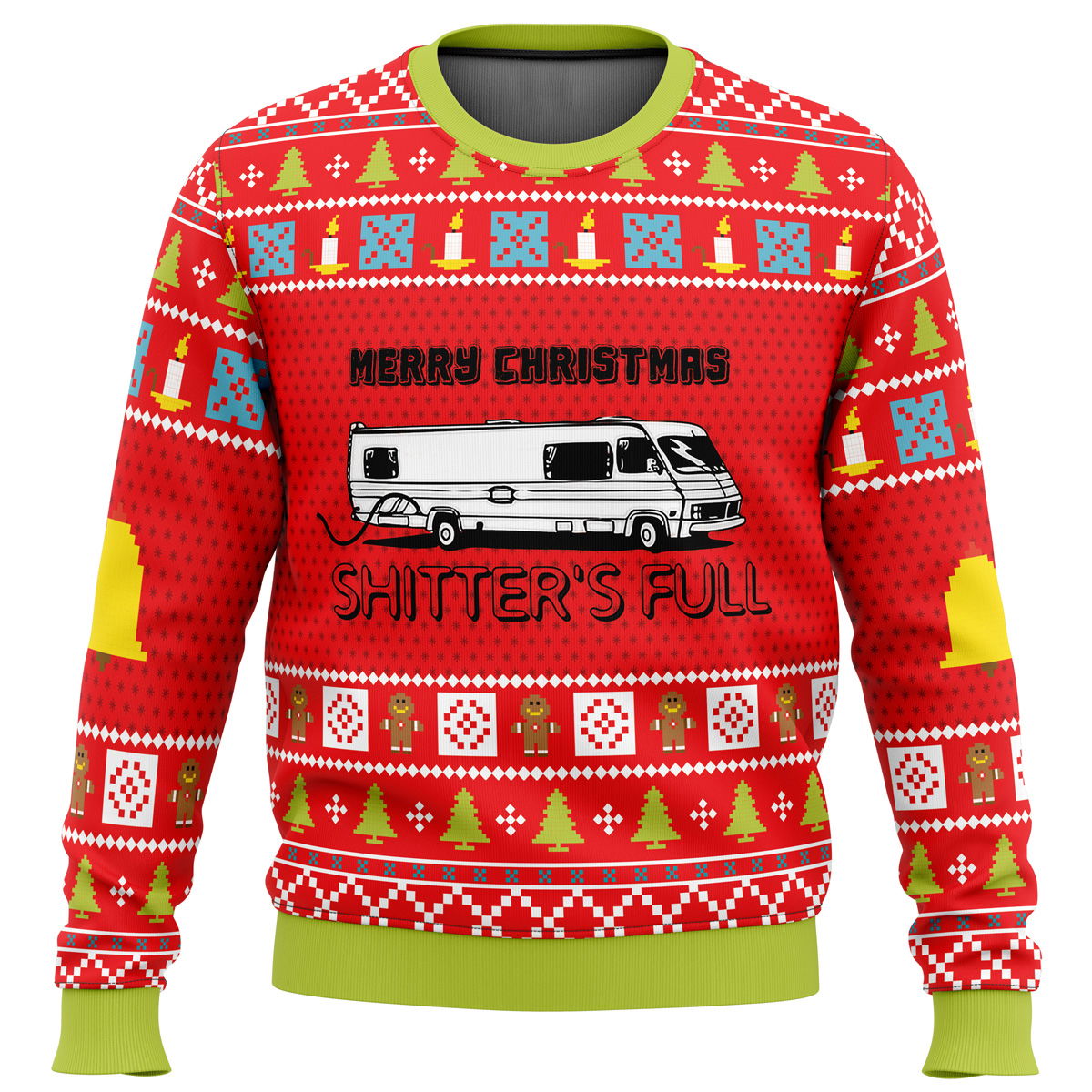 Merry Christmas Shitter’s Full Ugly Christmas Sweater