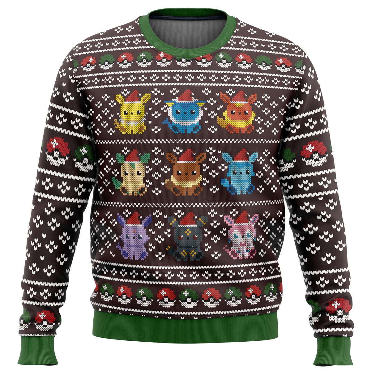 Pokemon Eeveelution Ugly Christmas Sweater