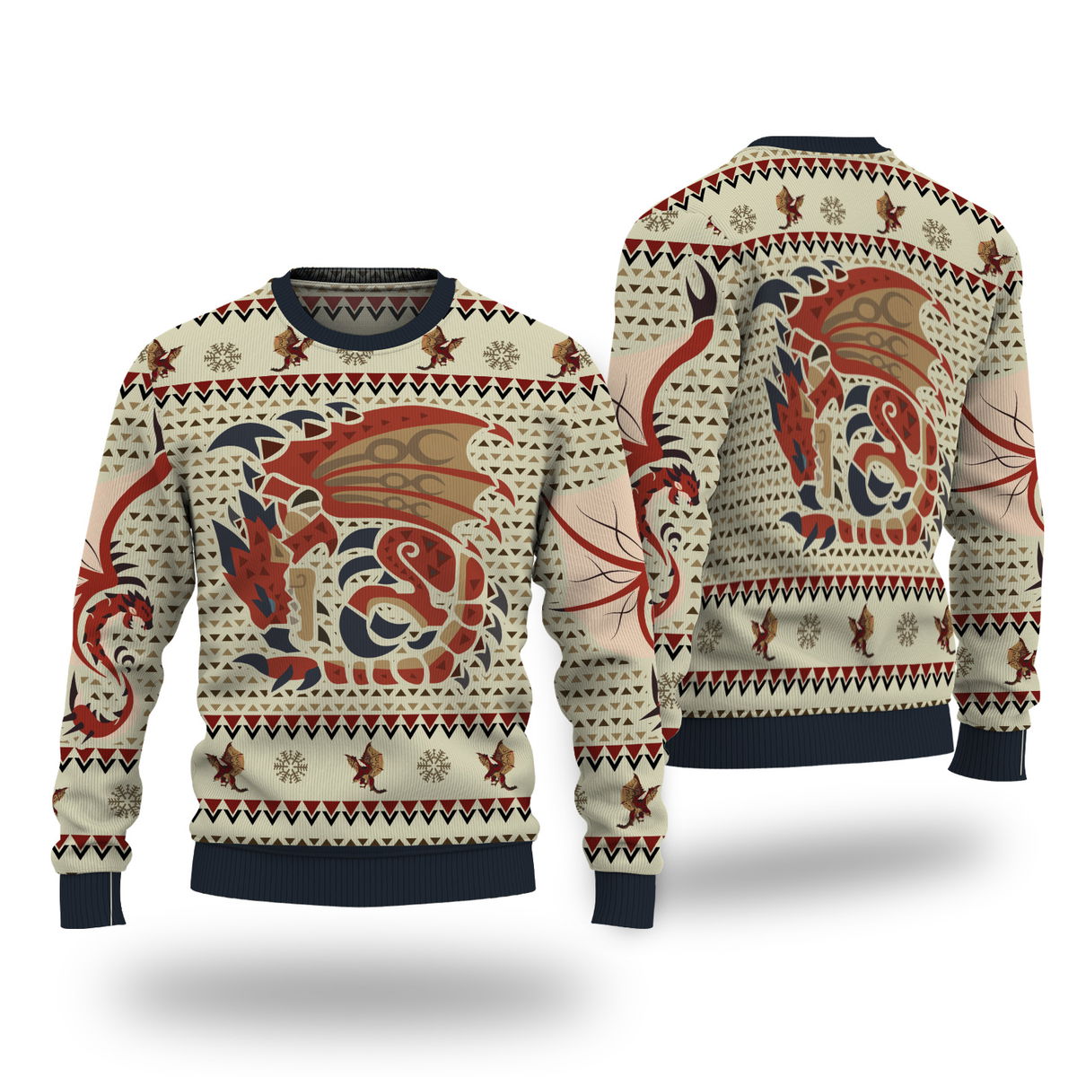 Rathalos Monster Hunter Ugly Christmas Sweater