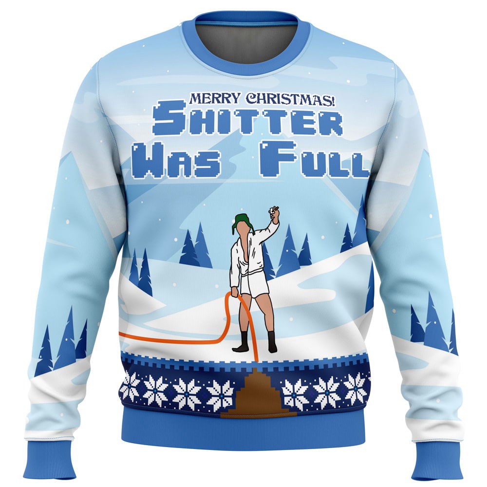 Shitter was Full National Lampoon’s Christmas Vacation Ugly Christmas Sweater