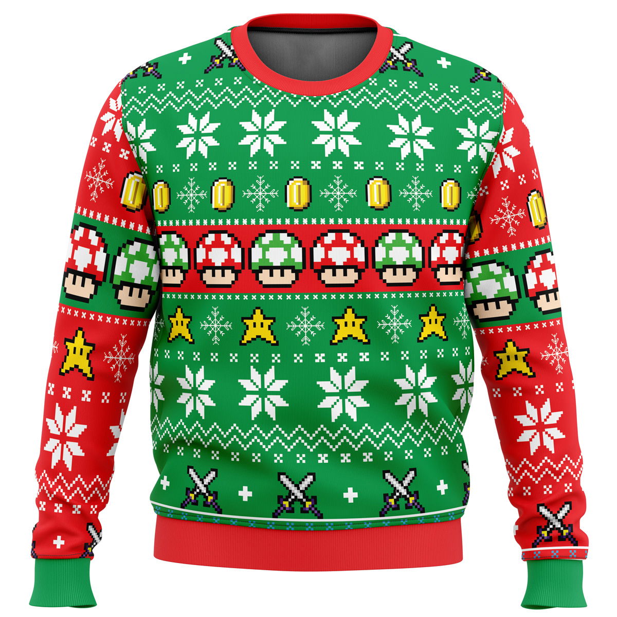 Super Mario Ugly Christmas Sweater