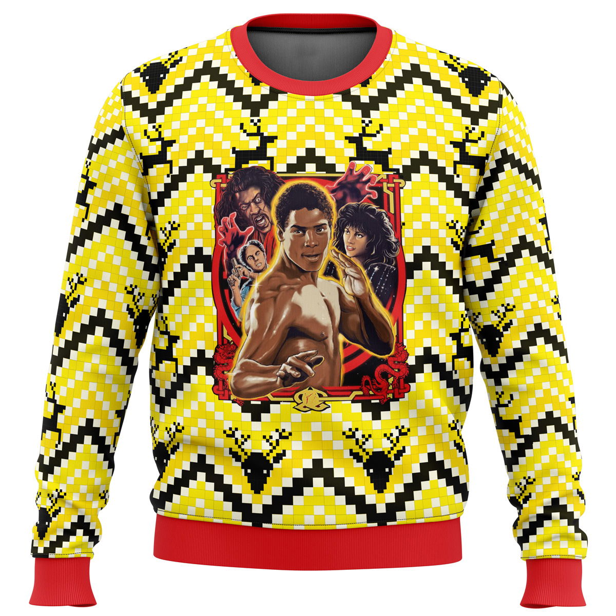 The Last Dragon Ugly Christmas Sweater