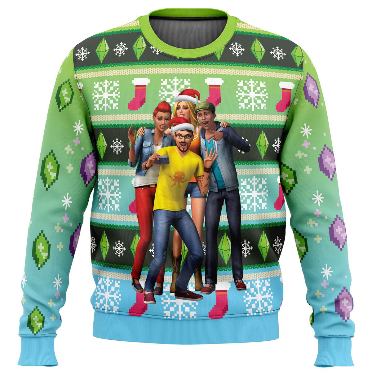 The Sims Ugly Christmas Sweater