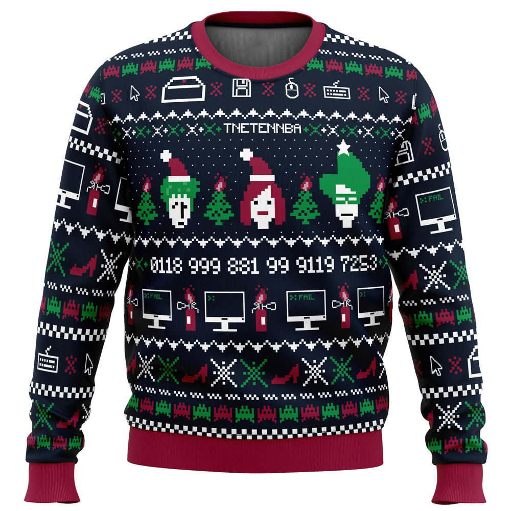 The X-Mas Crowd IT Crowd Ugly Christmas Sweater