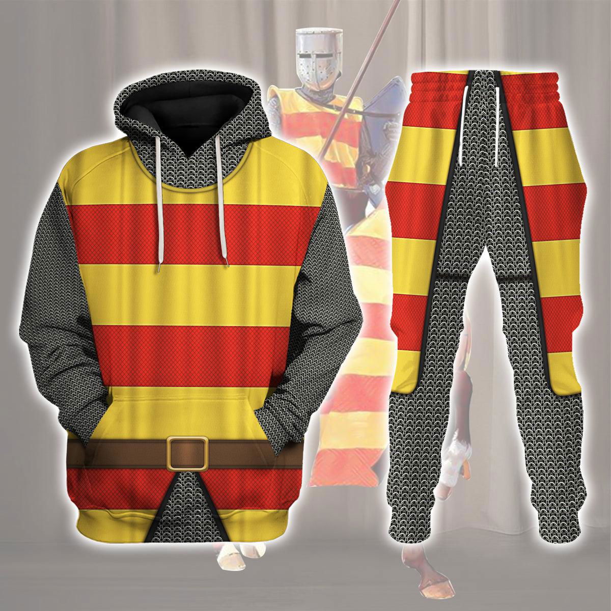 13th Century Holy Roman Empire Knight Costume Hoodie Sweatshirt T-Shirt Tracksuit