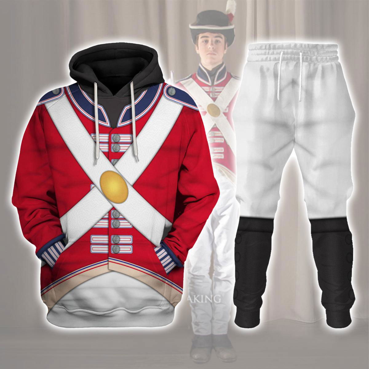 1804 Royal Marine – Battle of Trafalgar Uniform All Over Print Hoodie Sweatshirt T-Shirt Tracksuit