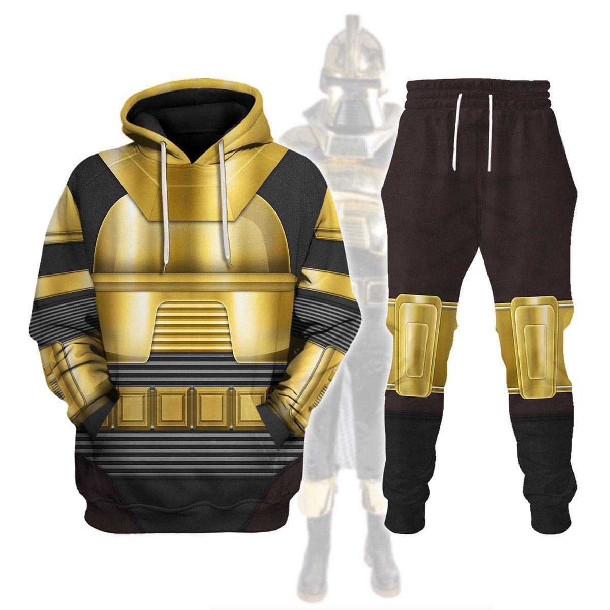 1978 Cylon Gold Costumes on Display T-shirt Hoodie Sweatpants Apparel