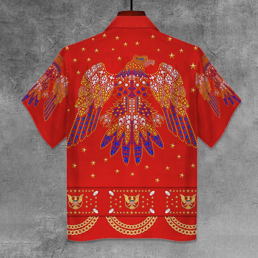 Elvis Aloha from Hawaii Red Unisex Hawaii Shirt