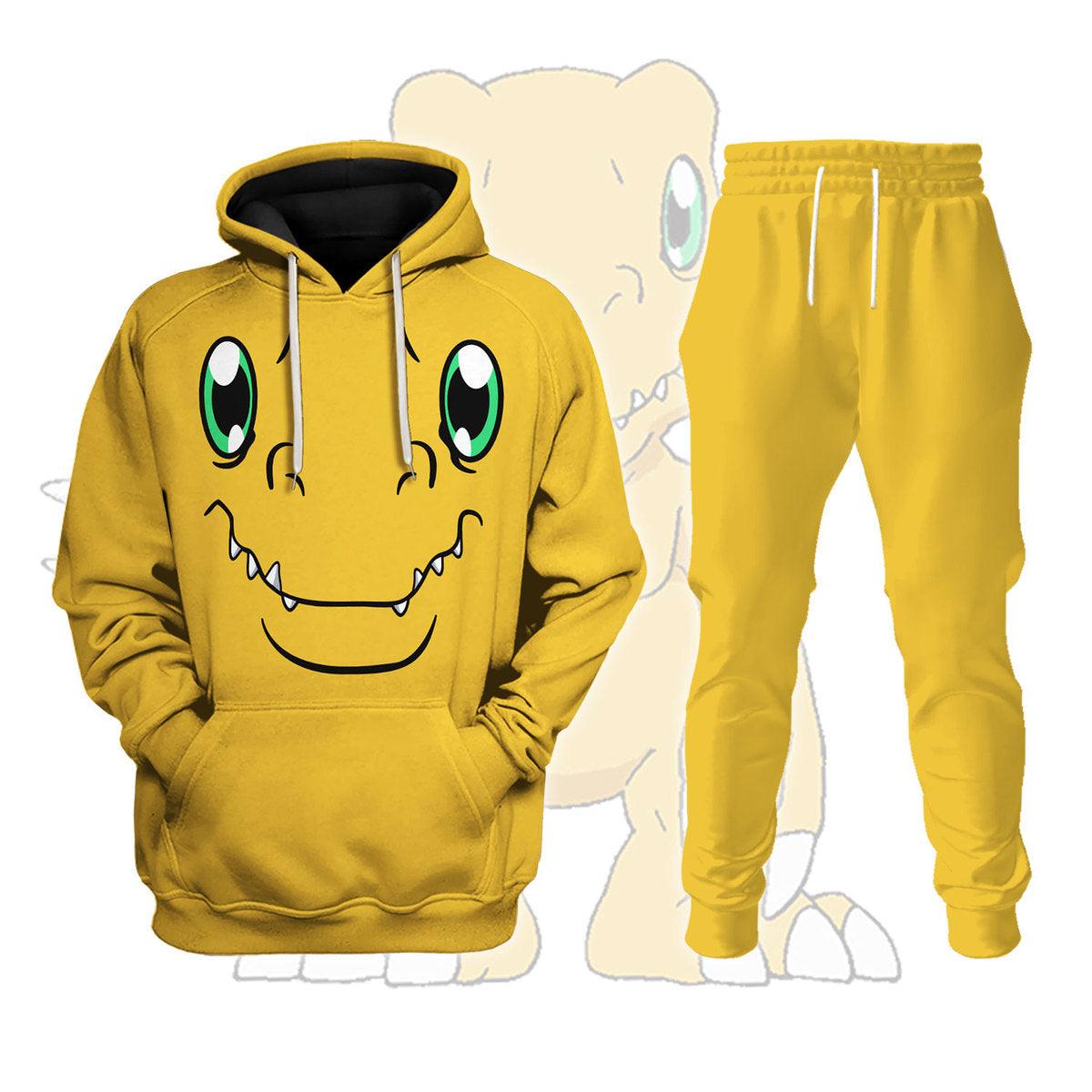 Agumon Hoodie T-shirt Sweatpants Cosplay