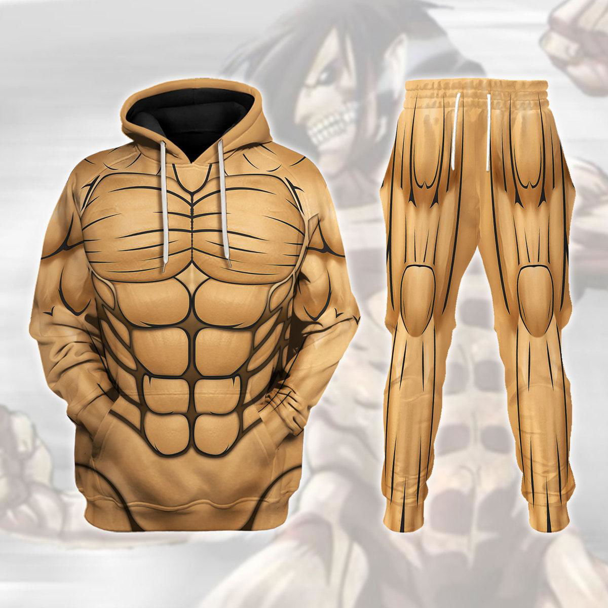 Attack Titan Costume Hoodie Sweatshirt T-Shirt Sweatpants