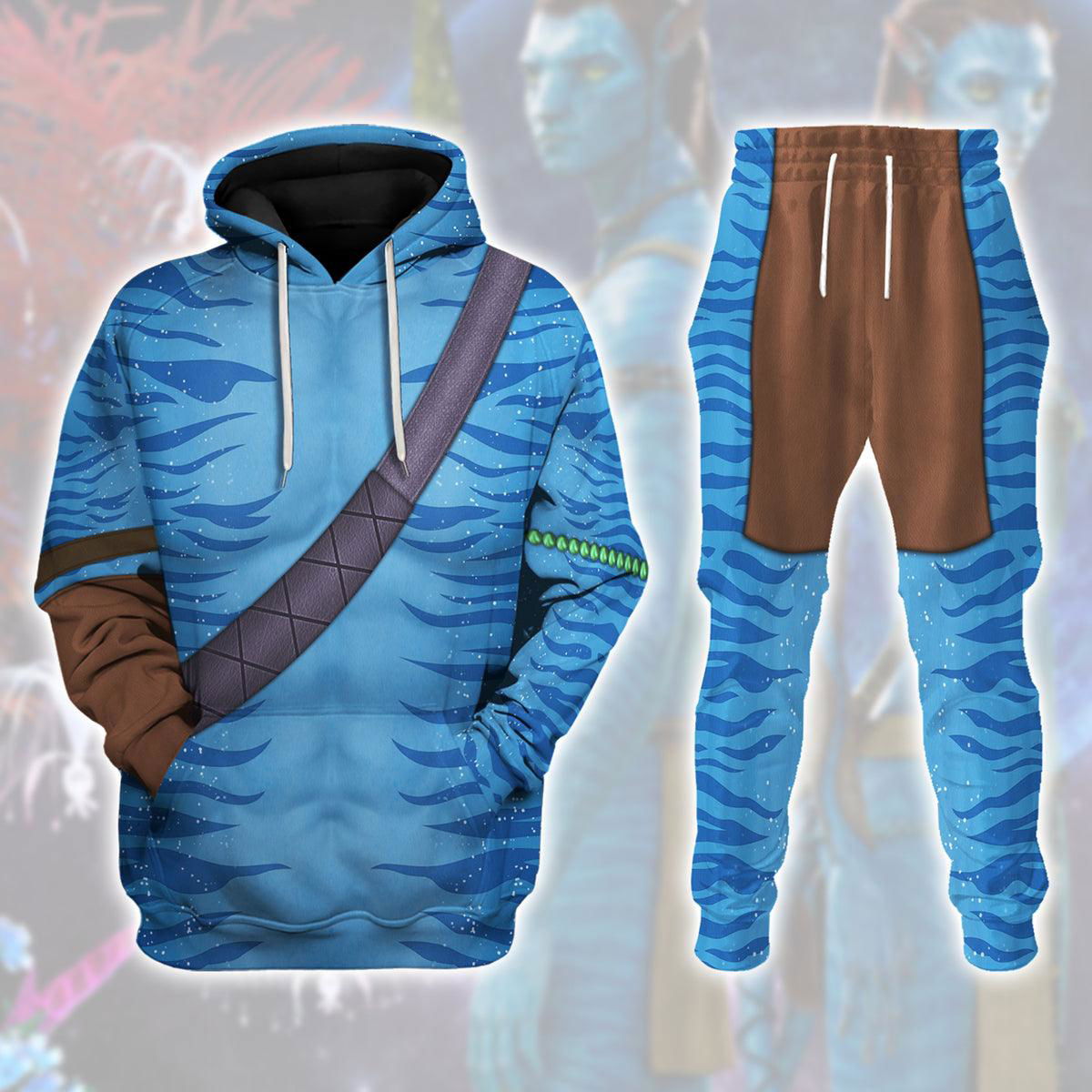 Avatar Jake Cosplay Costume Hoodie Sweatshirt T-Shirt Tracksuit