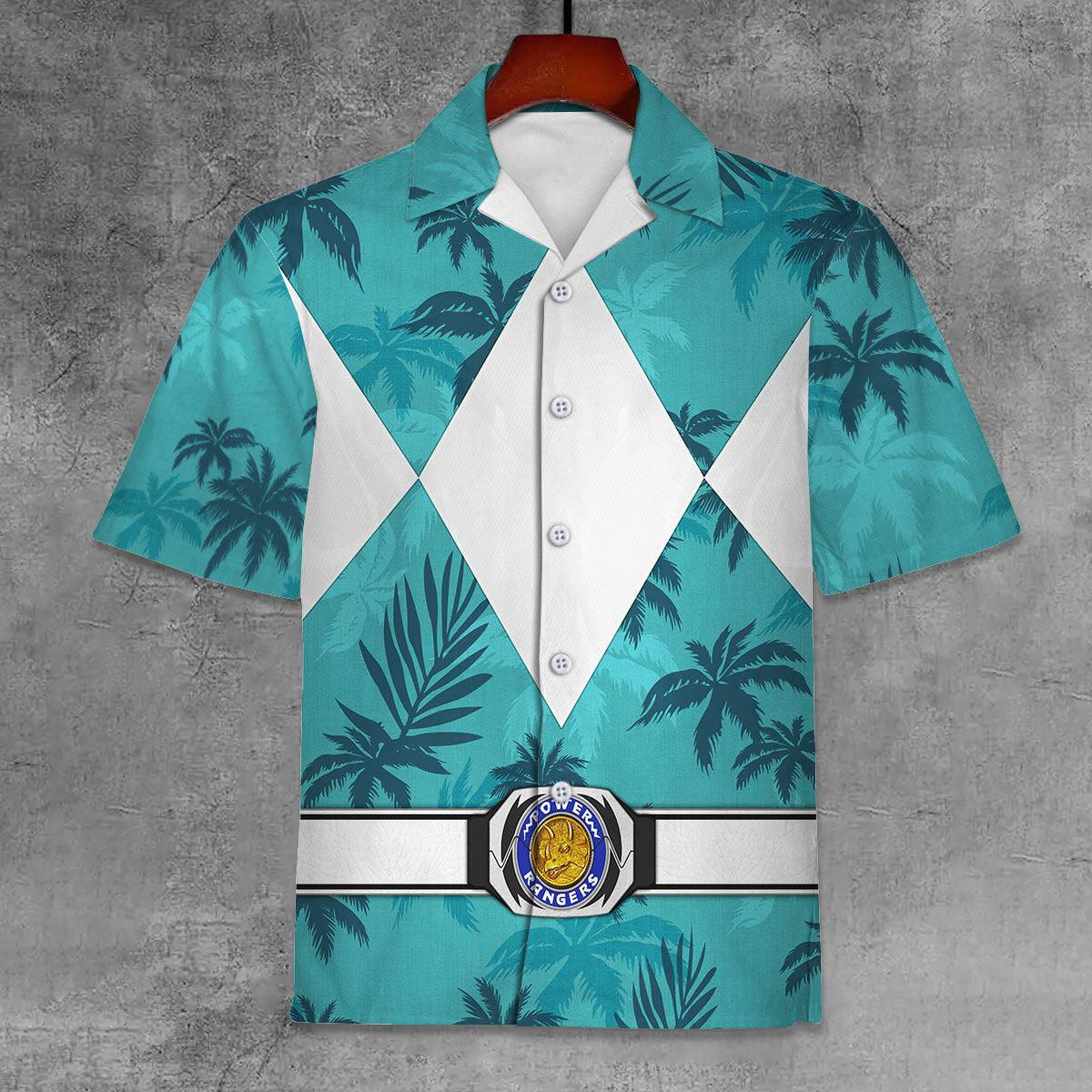 Belt Blue Ranger x Tommy Vercetti Hawaiian Shirt Beach Shorts